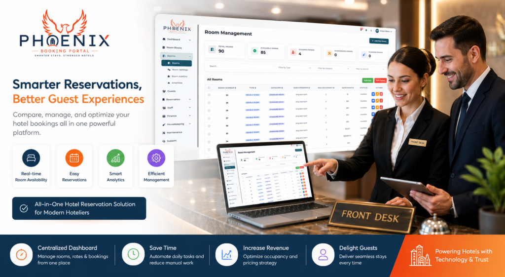 Hotel Reservation Software vs. Booking Platform | Phoenix