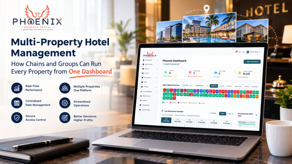 Multi-Property Hotel Management: How Chains and Groups Can Run Every Property from One Dashboard